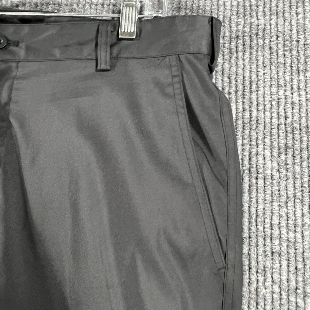 Nike Golf‎ Pants Mens 34x34 Black Chino Dri Fit Performance Outdoor Lightweight